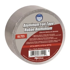 IPG 9200 UV Resistant Removable Silver Aluminum Foil Tape 2 W in. x 10 L yd.