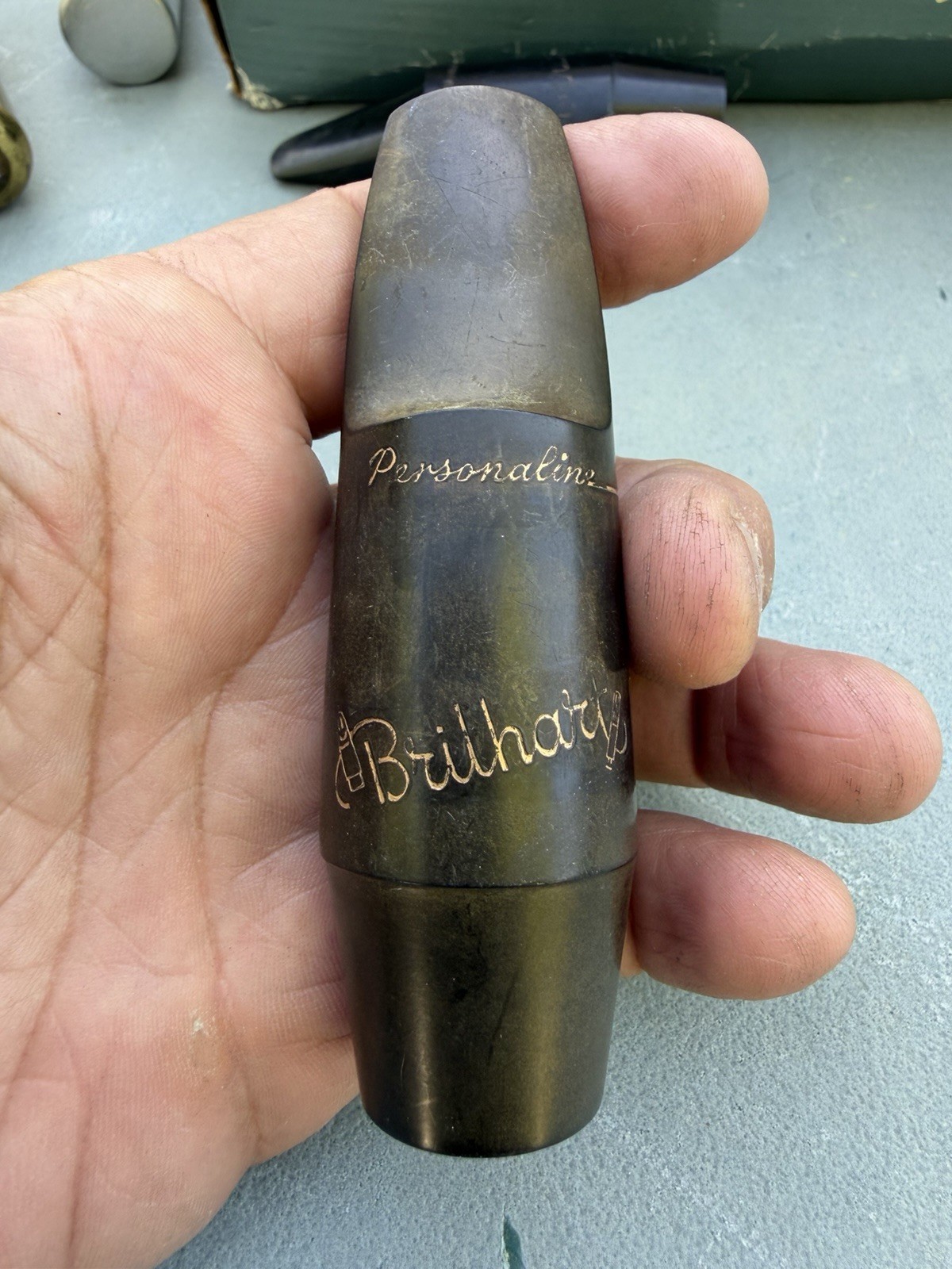 Brilhart Personaline L6 Hard Rubber tenor / Alto ? saxophone mouthpiece