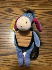 Disney Winnie The Pooh Bear Eeyore Umpire Bean Bag Plush Baseball with Tags