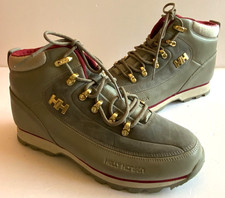 Helly Hansen Hiking Boots The Forrester Grey Pink Size 5 Waterproof Leather NEW