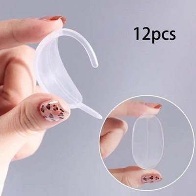 12 Stück Elfenohrclips Kostümzubehör stabil transparent Multifunktionskleid