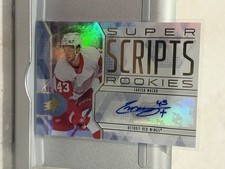 2025-26 Upper Deck SPx Super Script Rookie Carter Mazur Detroit Red Wings SSR-CM