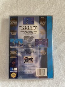 Heart of the Alien (Sega CD, 1994) CIB Registration Card Manual Disc Case