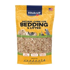 Sunseed Natural Corn Cob Bedding  Litter for Pet Birds and 350 cu in, Brown