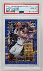 2017 Optic Blue Velocity Refractor LeBRON JAMES CARD PSA 10 GEM MINT