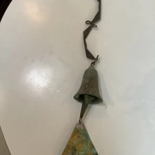 Vintage Paolo Soleri Cast Bronze 22” Wind Chime Signed Bell WOW