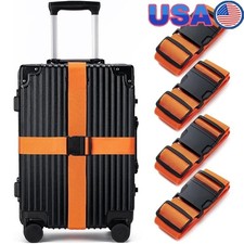 Durable Luggage Straps Travel Accessories Adjustable Secure Bag Straps Set of 4