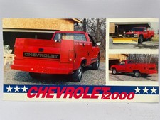 Chevrolet 2000 Utility Truck Meyer Snow Plow Pickup Promo Postcard