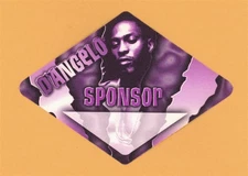 D'Angelo 2000 Voodoo Concert Tour SPONSOR Backstage Pass