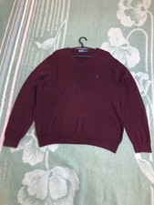 Polo by Ralph Lauren V Neck Classic Jumper Size XL