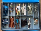 VINTAGE Star Wars Case & 36 Original Action Figures, Luke Skywalker, Darth Vader