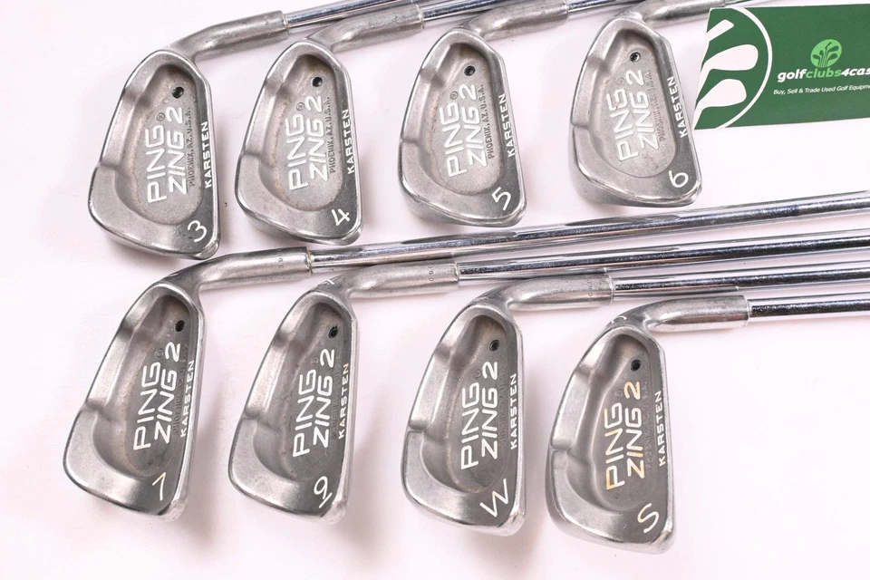 Ping Zing 2 Irons / 3-PW+SW / Black Dot / Stiff Flex Ping JZ / No #8 Iron - Image 2 of 4