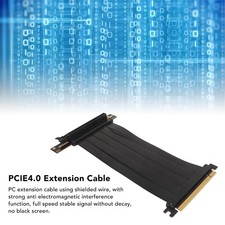 PCI Express4.0 Extension Cable 90° Support X16 X8 X4 X1 20cm Length WT