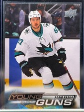 2022-23 Upper Deck Series 1 Adam Raska Young Guns #232 San Jose Sharks RC