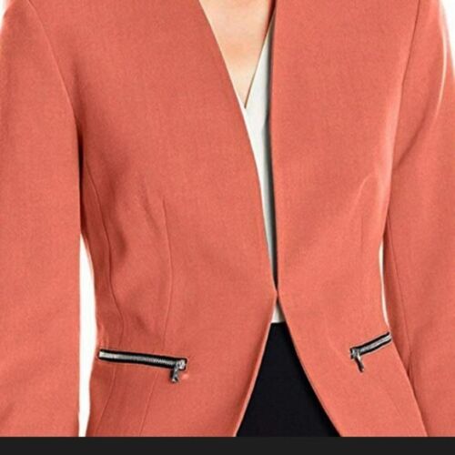 Giacca blazer donna Nine West tasche zip foderata Cayenne taglia 4 - Foto 3 di 7