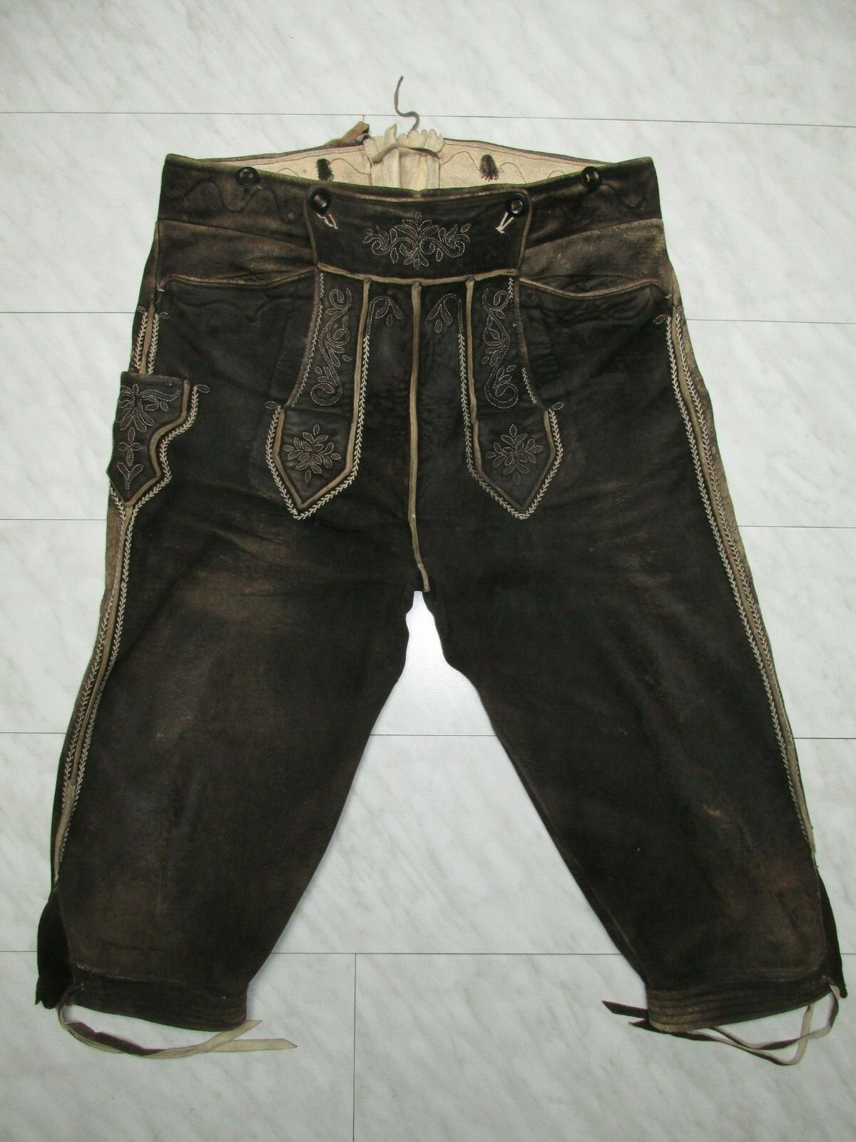 Uralte Kniebund Hirschlederhose Gr e 50 Super Patina Weich Leicht uralte-kniebund-hirschlederhose-gr-e-50-super-patina-weich-leicht