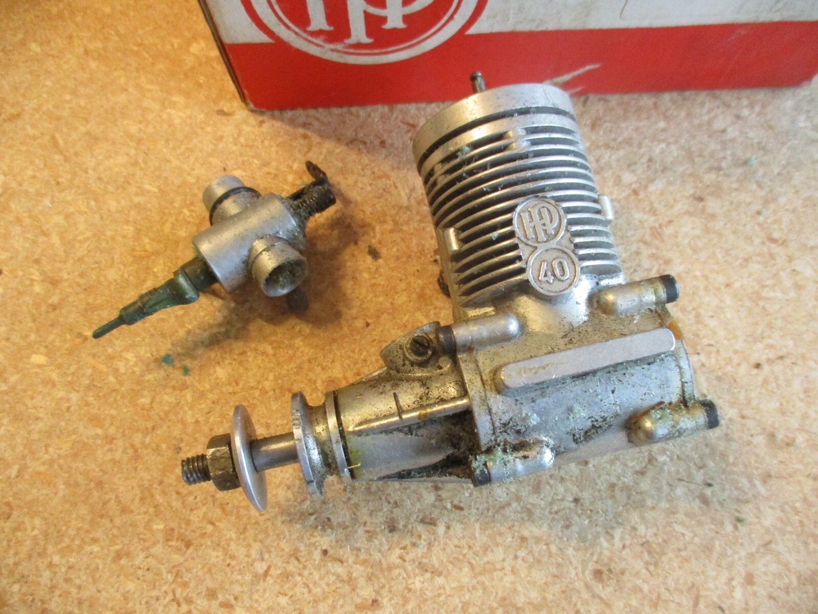 Rc Hp Rabbit OLD VINTAGE HP HIRTENBERG RC RADIO CONTROL AIRPLANE ENGINE HP 40F-RC | eBay