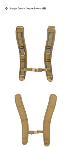 Mochila de hombro táctica con correas intercambiables - Imagen 7 de 18