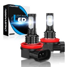2x H8 Led Angel Eyes Halo Ring Light Bulbs Xenon For Bmw E92 80w 6000k White