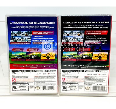 Horizon Chase Turbo Day Time + Night Time Cover - Nintendo