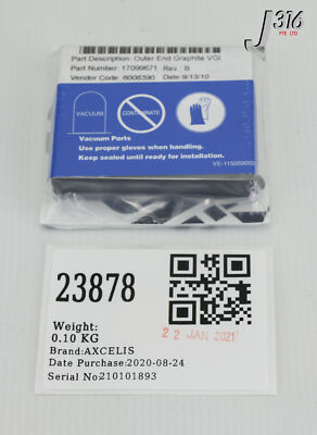 23878 AXCELIS OUTER END GRAPHITE VGI (NEW) 17099671 | eBay