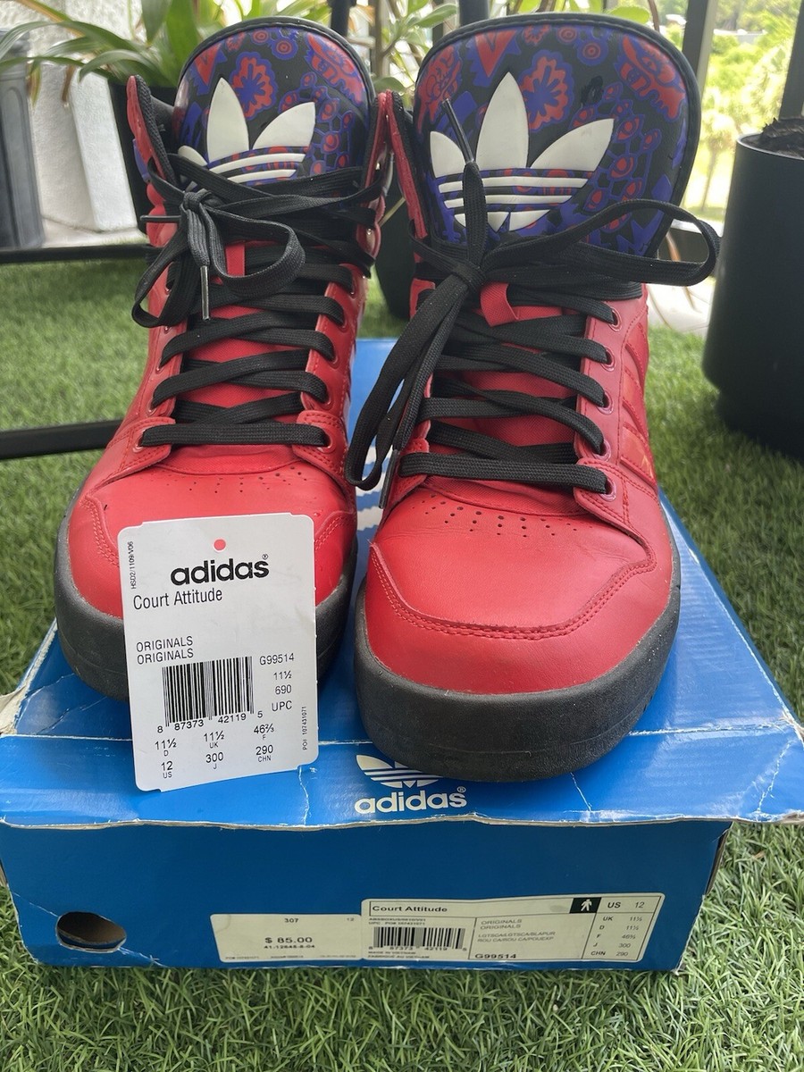 ADIDAS RETRO VINTAGE COURT ATTITUDE BASKETBALL US 12