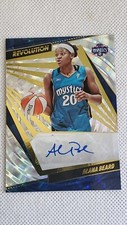 2021-22 WNBA Panini Revolution #AG-ABD Alana Beard Fractal Auto /99 Mystics