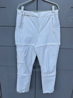 ザノースフェイス The North Face Women's Bridgeway Zip-Off Pants Gardenia White NWT