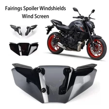 Motorcycle Windshield Windproof Screen Wind Deflector Kit For Yamaha MT-07 2025