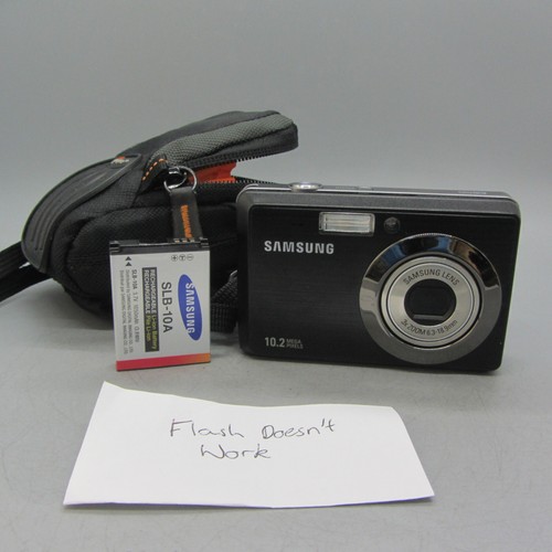 Samsung Digital Camera ES55 10.2MP Black Tested *Read*