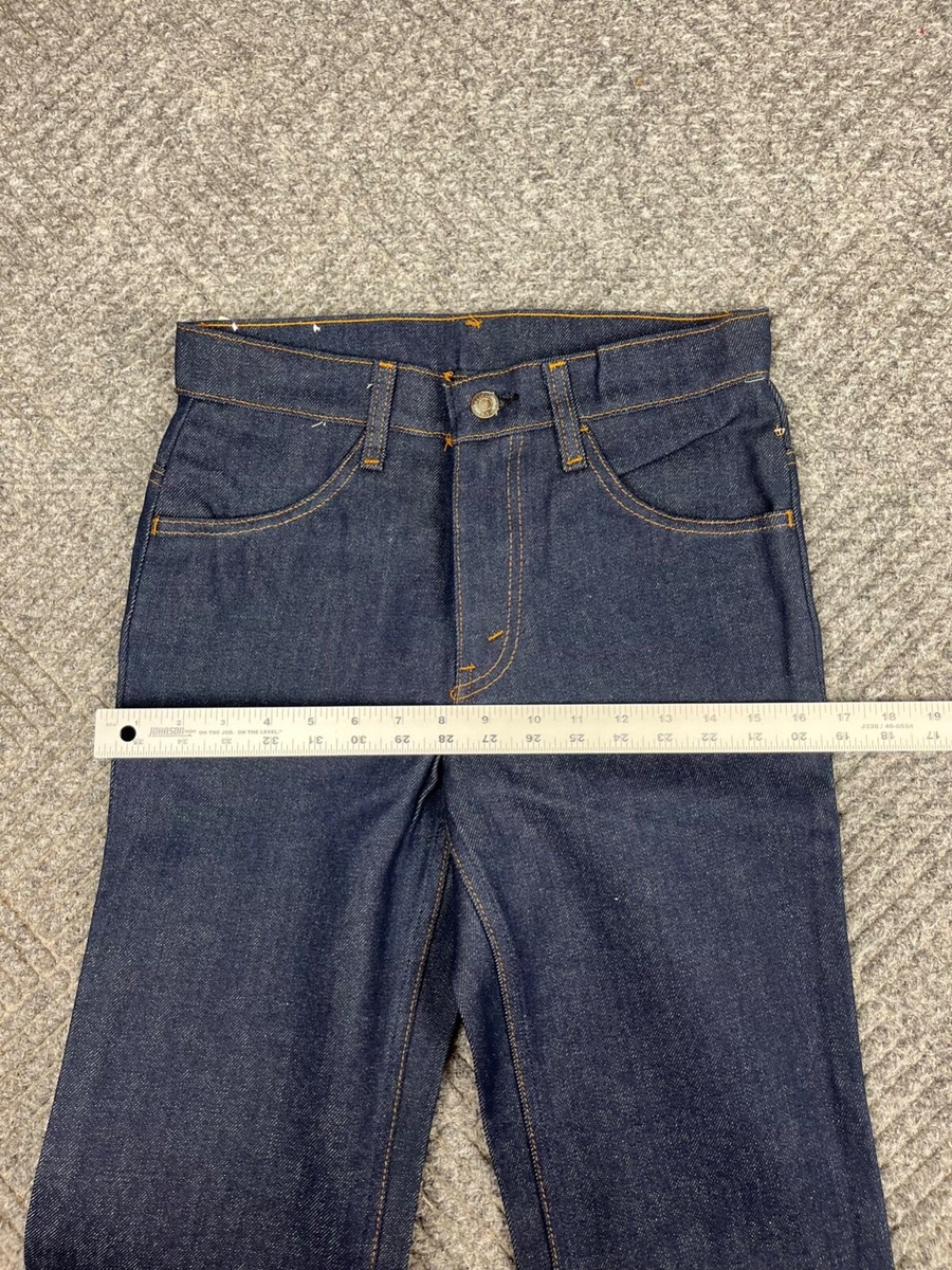 Vintage Levis 684 Orange Tab Bell Bottom Mens Jeans 28x36 Big Bell
