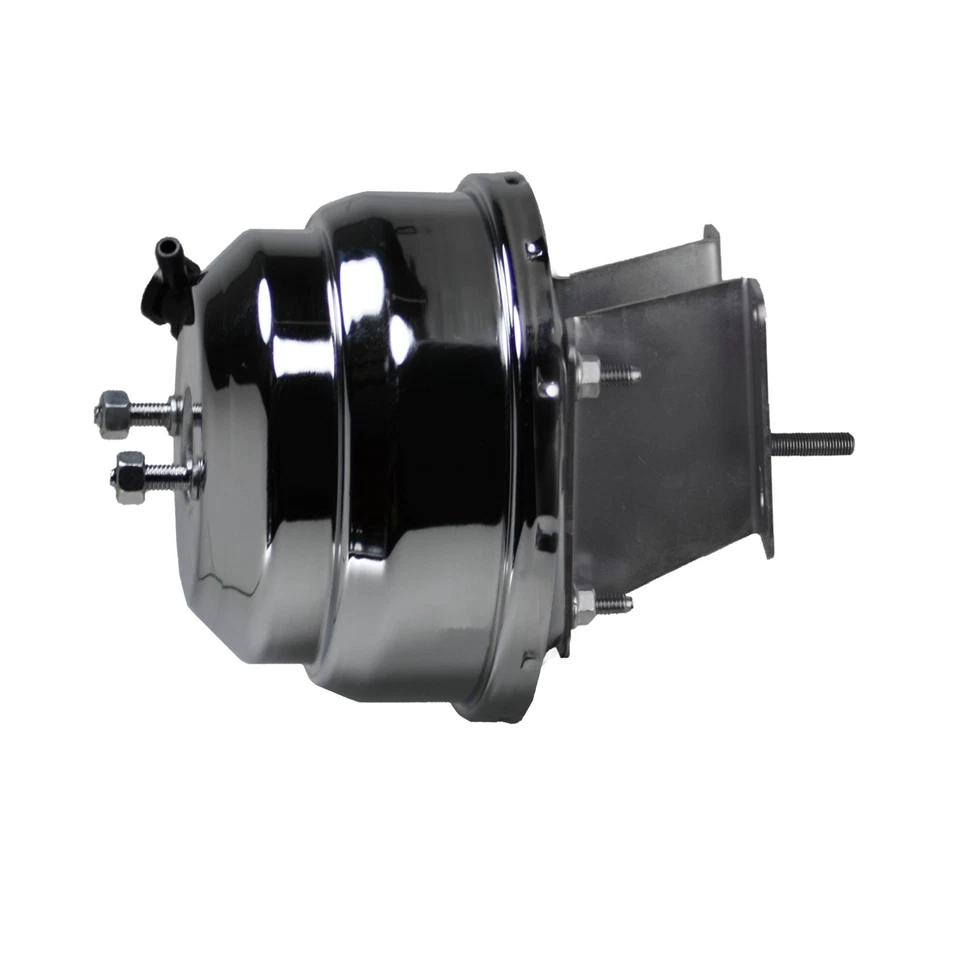 1967-1972 Chevrolet C10 Chrome Power Brake Booster Master com válvula de disco/tambor - Imagem 3 de 4