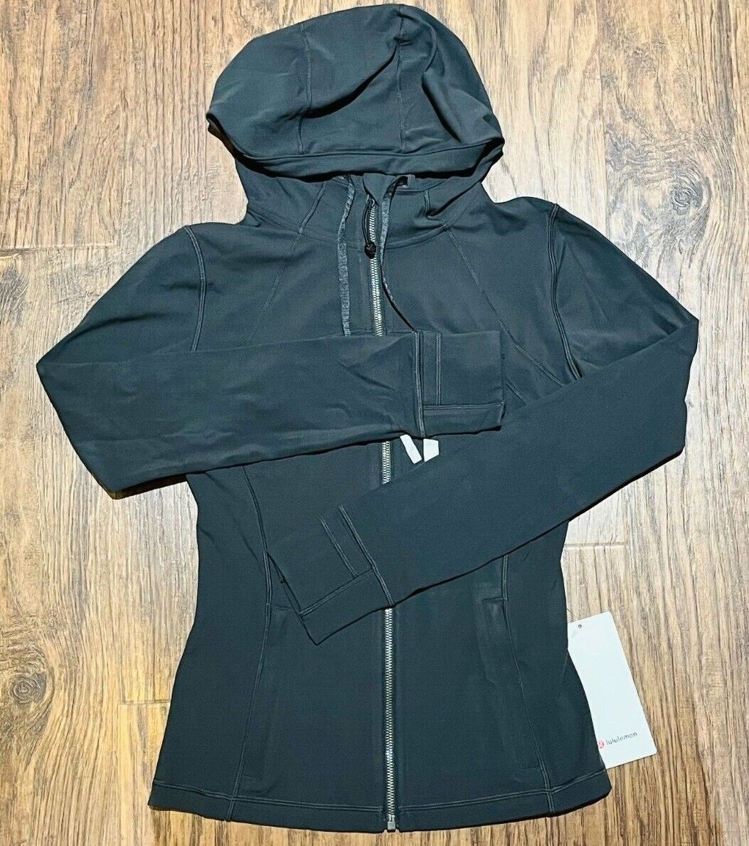 NEW Women Lululemon Hooded Define Jacket Mesh Vent Nulu Graphite