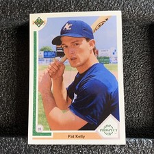 1991 Upper Deck Baseball Card #76 Pat Kelly Rookie New York Yankees. rookie card picture