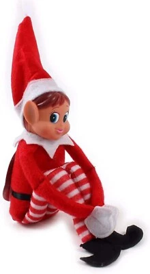 ELVES BEHAVING BADLY 12" RED NAUGHTY GIRL DANGLY ELF CHRISTMAS TOY