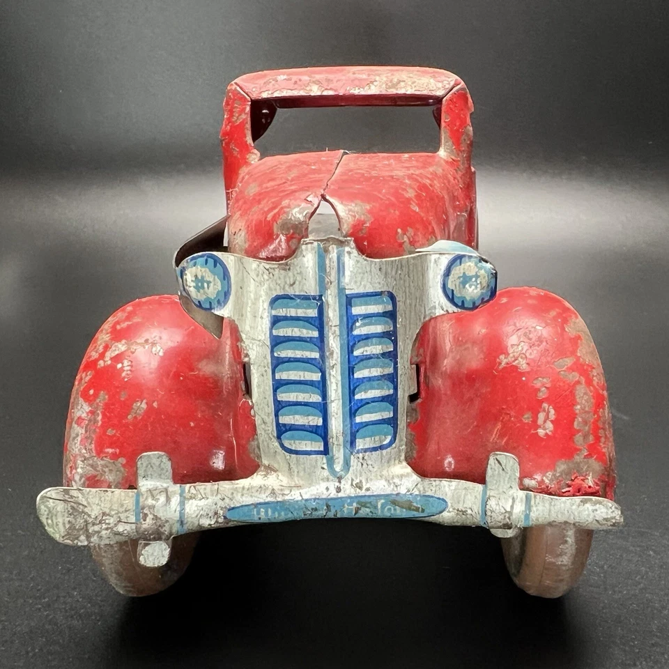 Grúa de servicio de remolque Wyandotte de acero prensado de colección (12" L x 3,5" W) Foto 4 de 4