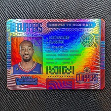2022-23 Panini Contenders License to Dominate SSP Kawhi Leonard NM The Fun Guy 