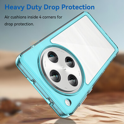 For OPPO Find X8 Pro 5G, Shockproof Candy Bumper Transparent Crystal Cover Case