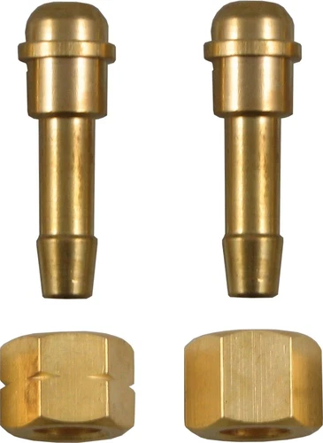 BSP Nut 3/8 with 1/4 Tail for Gas Hose CHOOSE LEFT HAND OR RIGHT HAND