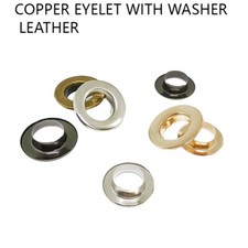 Ojal con arandela cuero artesanía reparación ojal 8mm/10mm/12mm/14mm/15mm cobre