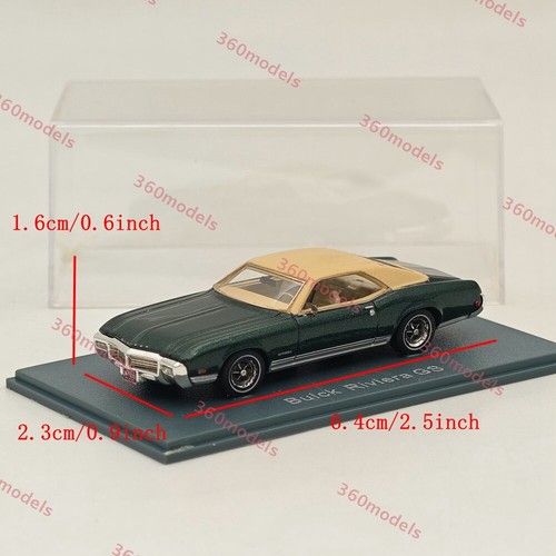 NEO SCALE MODELS 1/87 Buick Riviera GS Green Resin Car Limited Collection - Imagen 5 de 5