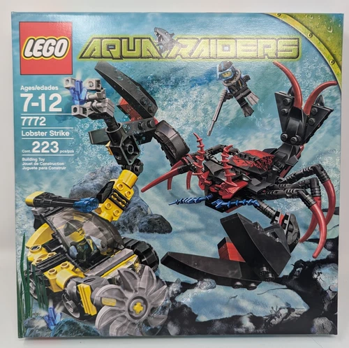 LEGO Aqua Raiders 7772 Lobster Strike Open Box Sealed Bags New