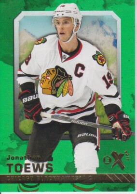 2016-17 Fleer Showcase E-X2017 Jonathan Toews - Chicago Blackhawks