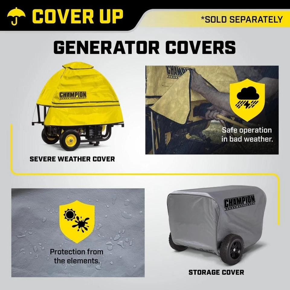 Champion Power Equipment Portable Generators Storage Cover Weather-Resistant - Image 2 of 4