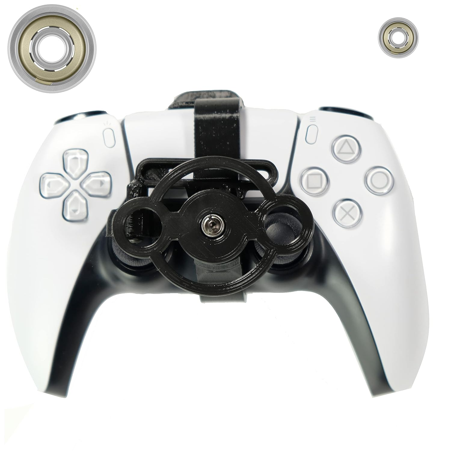 PS5 Mini Wheel Steering Add on Accessory for Racing Games-image