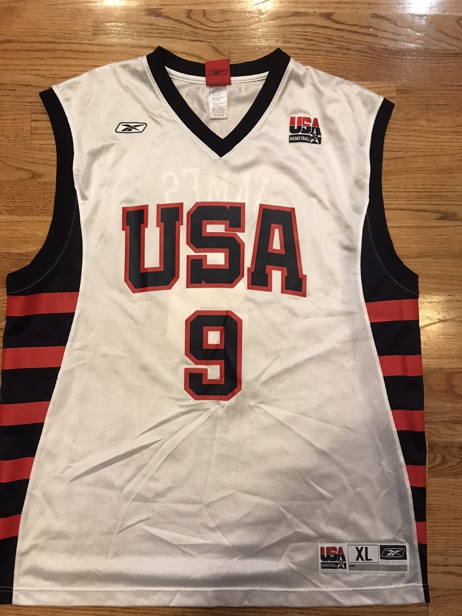 2004 LeBron James Team USA Reebok Olympic Basketball Jersey 2004 LeBron James Team USA Reebok Olympic Basketball Jersey