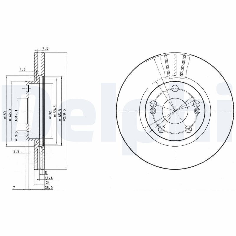 2 Disques de Frein Avant pour Renault Laguna 1 et Safrane 2