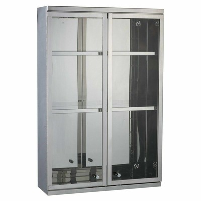 Wall Mount Stainless Steel Cabinet Display Glass Doors Modern 3 - Modern Wall Cabinet Bathroom Wall Mount Stainless Steel Cabinet Display Glass Doors Modern 3 - Modern Wall Cabinet Bathroom