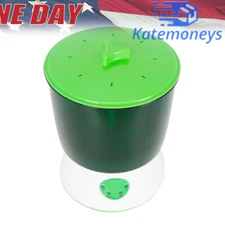 2-Layer Bean Sprouts Machine Large Capacity Automatic Bean Sprouter Grow Tool US