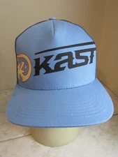 KAST Extreme Fishing Gear Blue Logo Adj Snap Mesh Back Baseball Hat OSFM